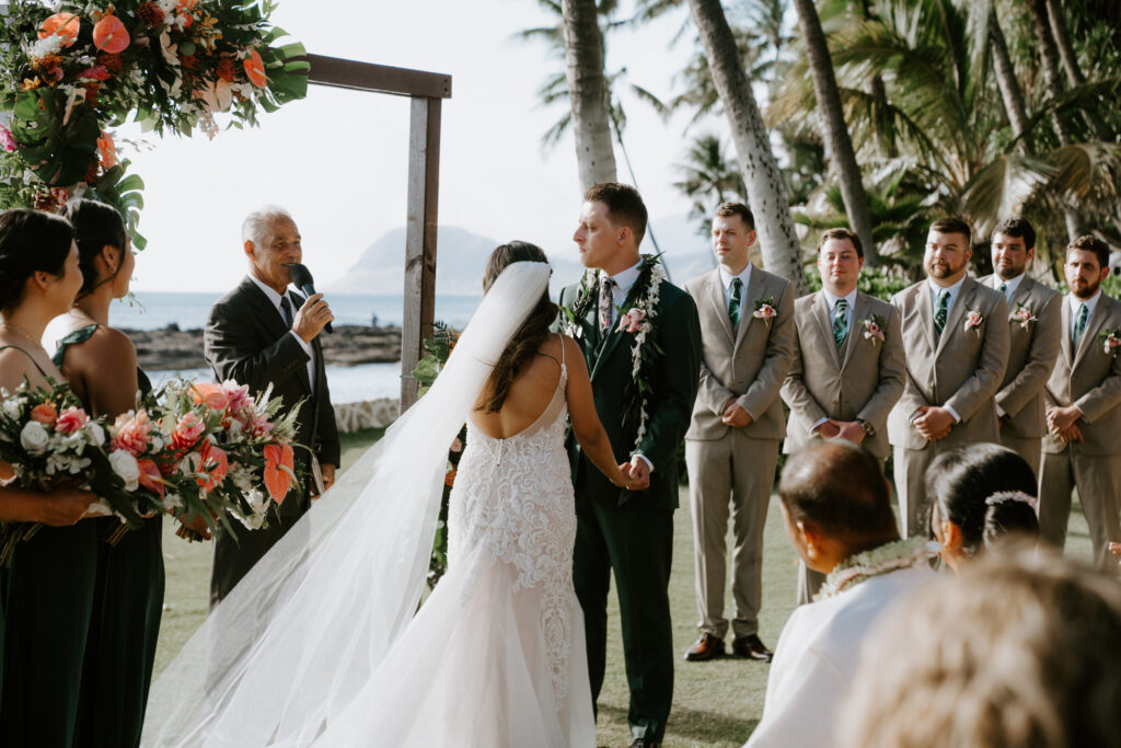 Oahu wedding ceremony