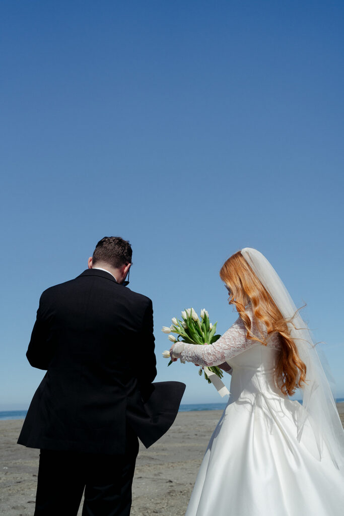 California coast wedding